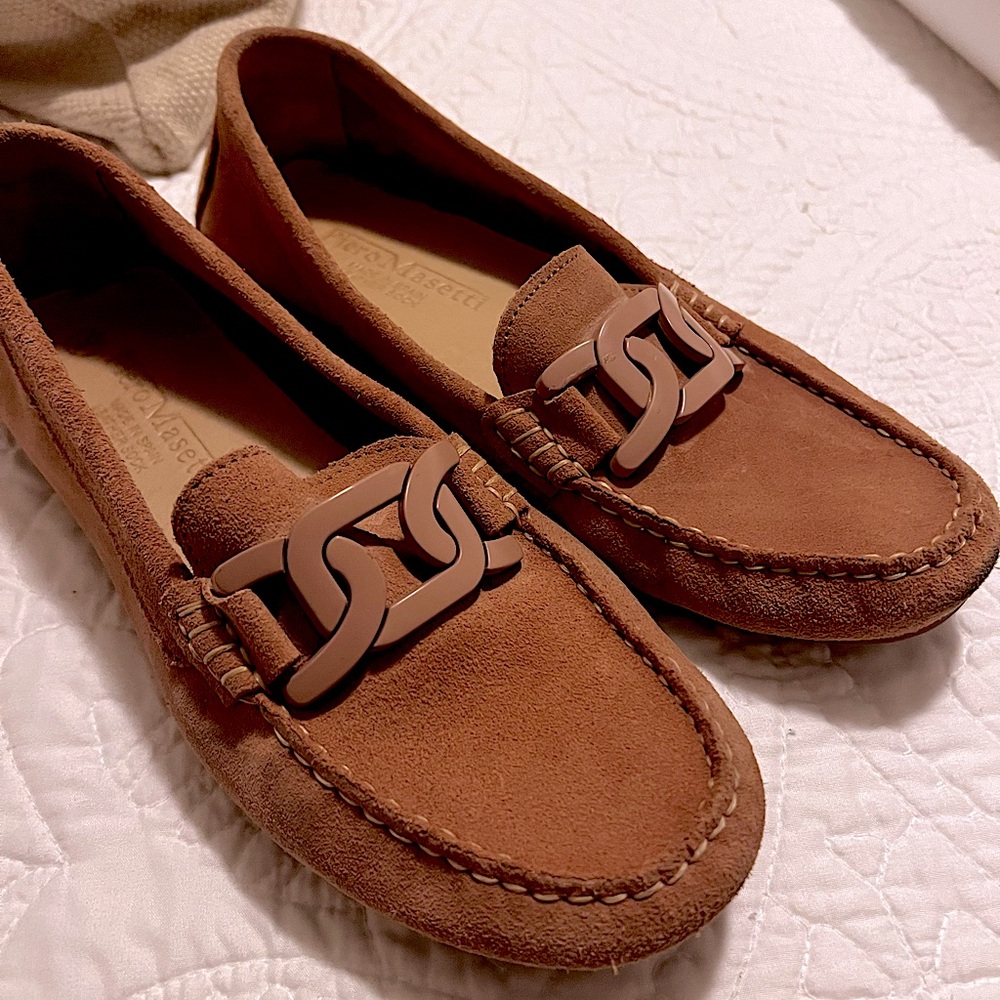 Italian Suede Driving Loafers